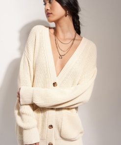 Sueteres Callahan | El Cardigan - Crema