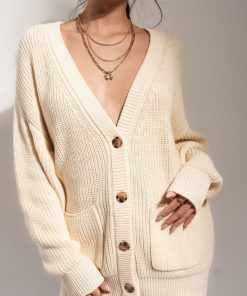 Sueteres Callahan | El Cardigan - Crema