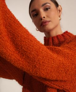 Sueteres Callahan | Jersey De Cuello Alto Leandra - Piel De Naranja