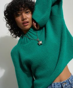 Sueteres Callahan | Jersey De Cuello Alto Leandra - Menta