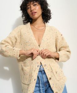 Sueteres Callahan | El Cardigan - Confeti Crema