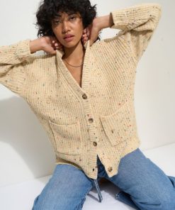 Sueteres Callahan | El Cardigan - Confeti Crema