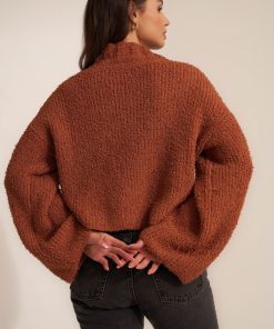 Sueteres Callahan | Jersey De Cuello Alto Leandra - Caramelo