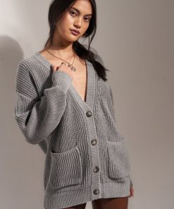 Sueteres Callahan | El Cardigan - Gris Jaspeado