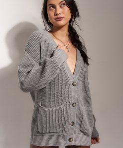 Sueteres Callahan | El Cardigan - Gris Jaspeado