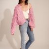 Sueteres Callahan | Cardigan Gigi - Rosa Bebe