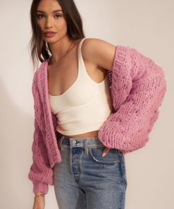 Sueteres Callahan | Cardigan Gigi - Rosa Bebe